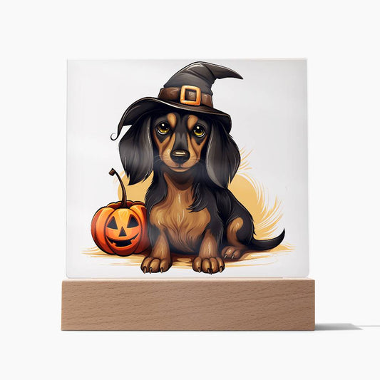 LED Night Light | Dachshund Halloween Decor Indoor | Dog Lover Gift
