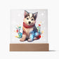 Christmas Night Light, Husky Gift, Christmas Decor Indoor