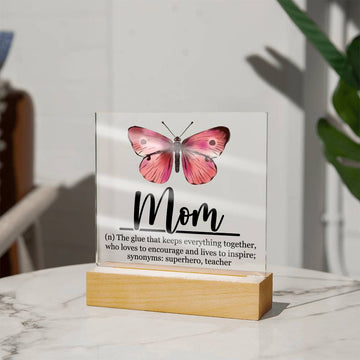 Mom Acrylic Plaque | Mom Definition | Mothers Day Gift