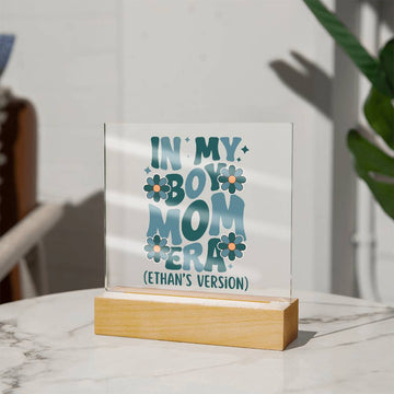 Custom In My Boy Mom Era | Personalized LED Night Light