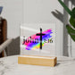 Printed Acrylic LED Night Light | John 3 16