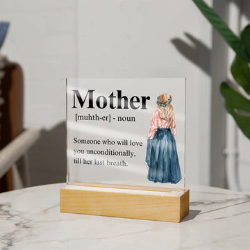 Mom Acrylic Plaque | Mom Definition | Mothers Day Gift