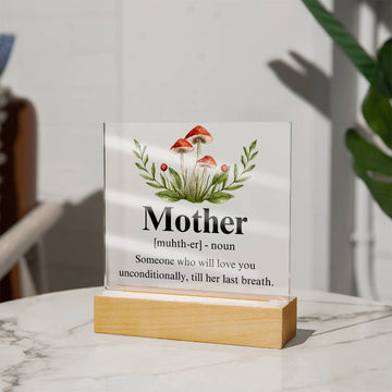 Mom Acrylic Plaque | Mom Definition | Mothers Day Gift