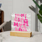 In My Girl Mom Era | LED Night Light | Glowing Butterflies