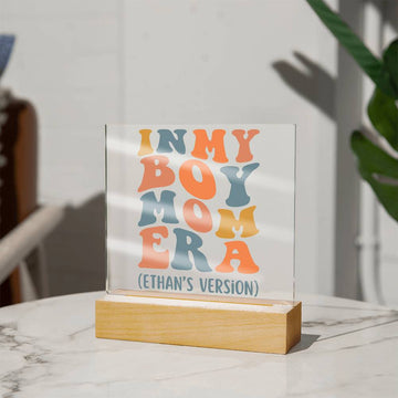 Custom In My Boy Mom Era | Personalized LED Night Light