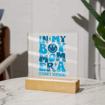 Custom In My Boy Mom Era | Personalized LED Night Light