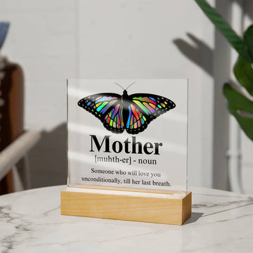 Mom Acrylic Plaque | Mom Definition | Mothers Day Gift