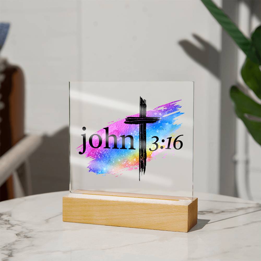 Printed Acrylic Plaque - I can do all things
