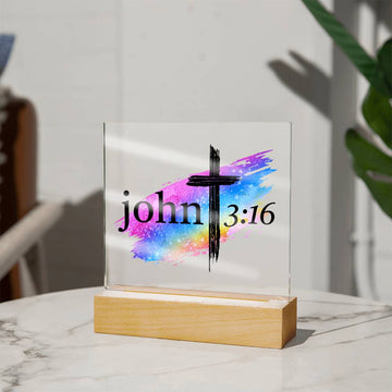 Printed Acrylic Plaque - I can do all things