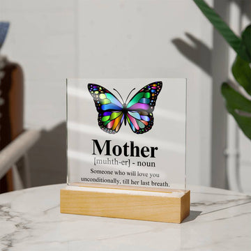 Mom Acrylic Plaque | Mom Definition | Mothers Day Gift