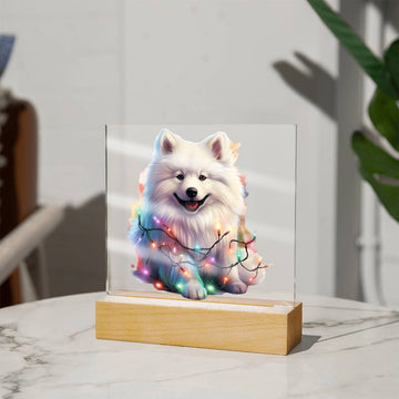 Samoyed, Christmas Decor Indoor