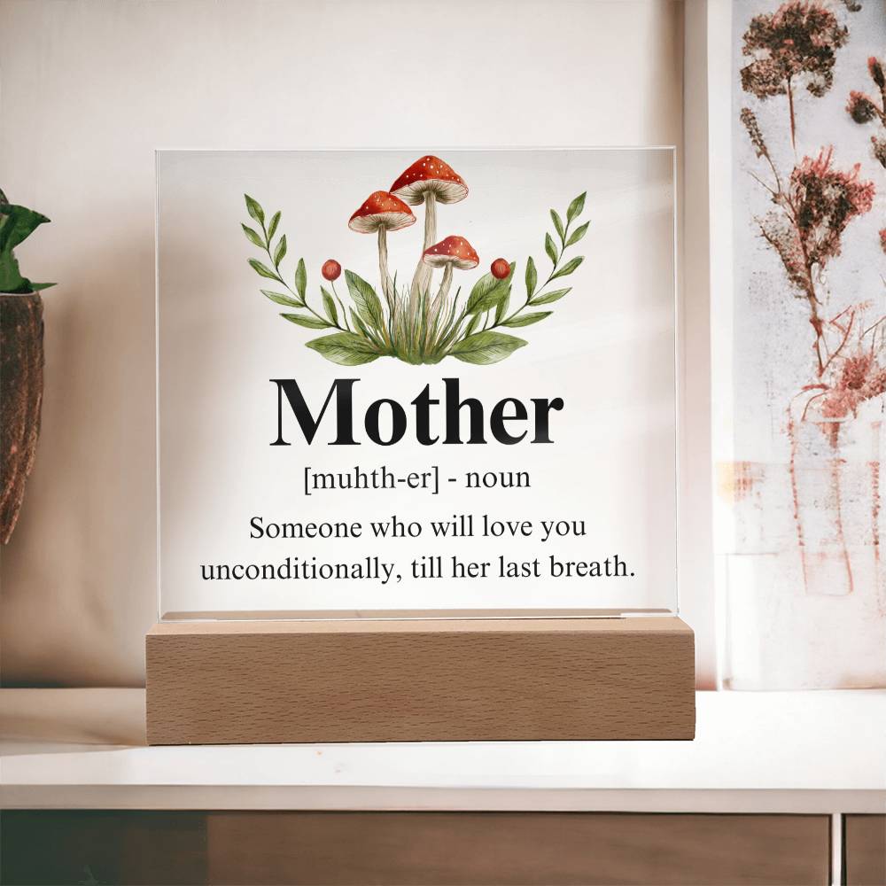 Mom Acrylic Plaque | Mom Definition | Mothers Day Gift