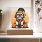 Halloween Decor Indoor | LED Night Light | Shih Tzu Dog Lover Gift