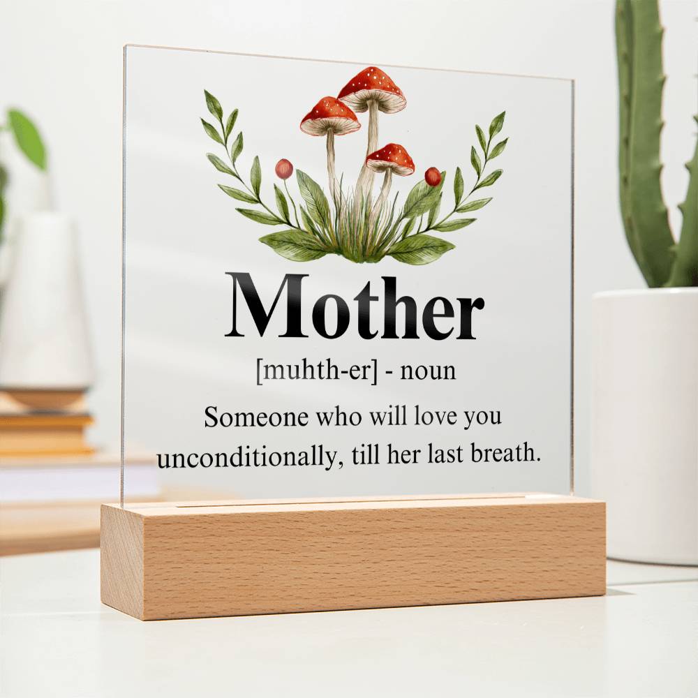 Mom Acrylic Plaque | Mom Definition | Mothers Day Gift