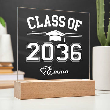 Class of 2036 - Printed Acrylic Plaque - Etsy Artwork Swapper