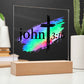 Printed Acrylic Plaque - John 3 16