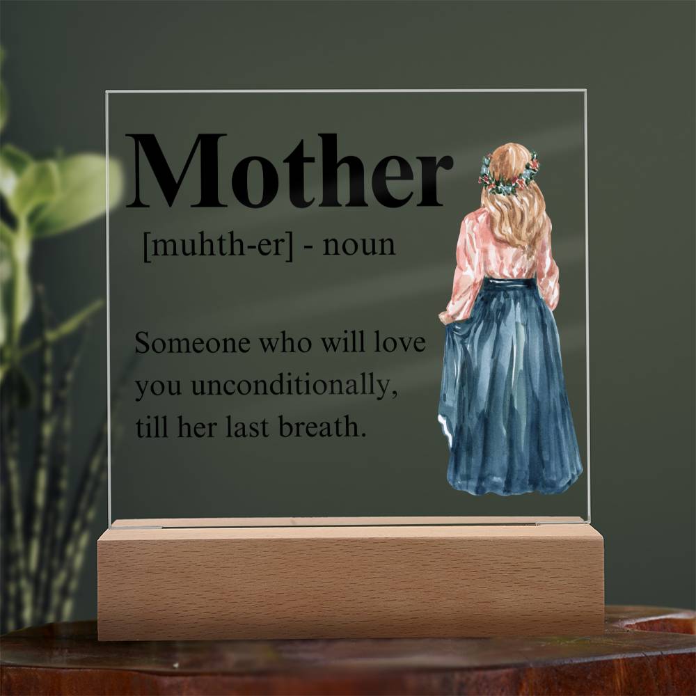 Mom Acrylic Plaque | Mom Definition | Mothers Day Gift