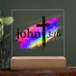 Printed Acrylic LED Night Light | John 3 16