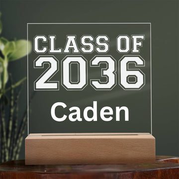 Class of 2036 - Printed Acrylic Plaque - Etsy Artwork Swapper