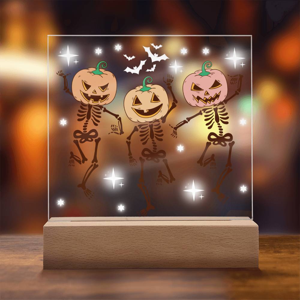 Skeleton Halloween Decor | Acrylic Night Light