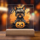 Yorkshire Terrier Halloween Decor Indoor | LED Night Light