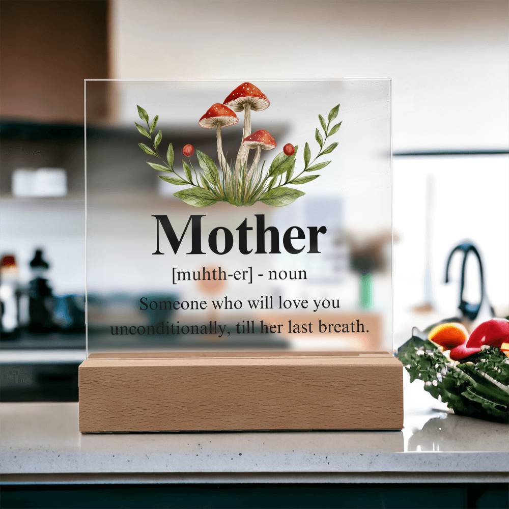 Mom Acrylic Plaque | Mom Definition | Mothers Day Gift