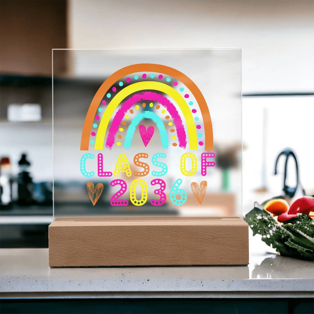 Class of 2036 |  Printed Acrylic LED Plaque