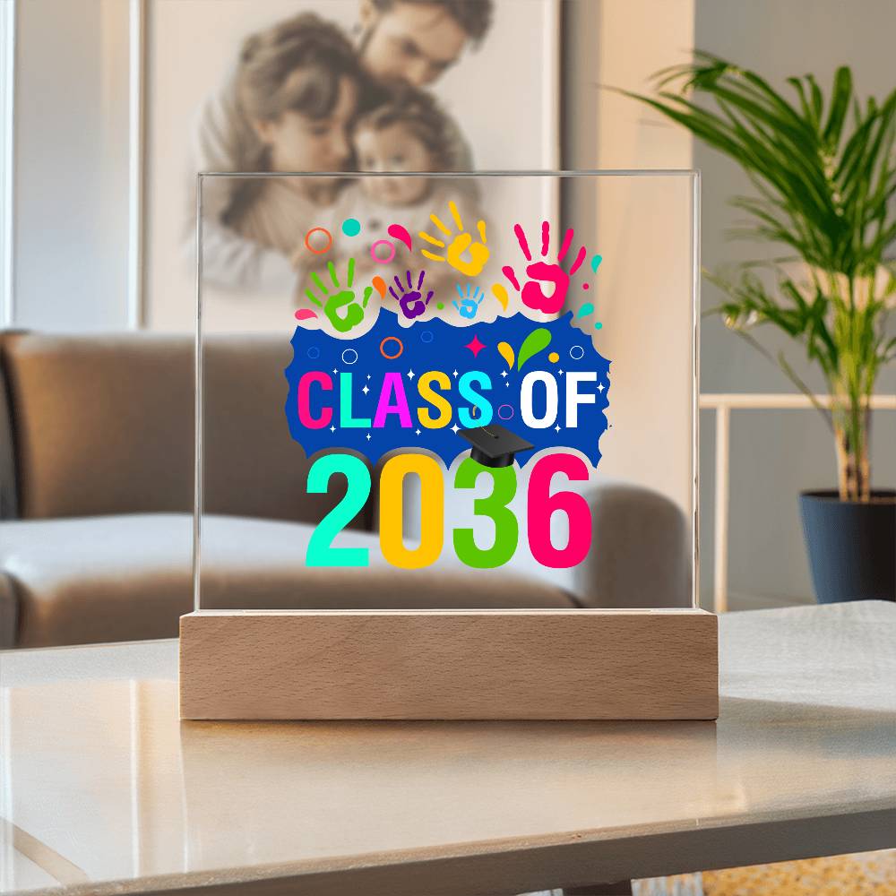 Class of 2036 |  Printed Acrylic LED Plaque