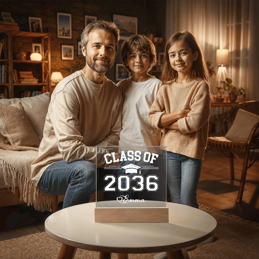 Class of 2036 - Printed Acrylic Plaque - Etsy Artwork Swapper