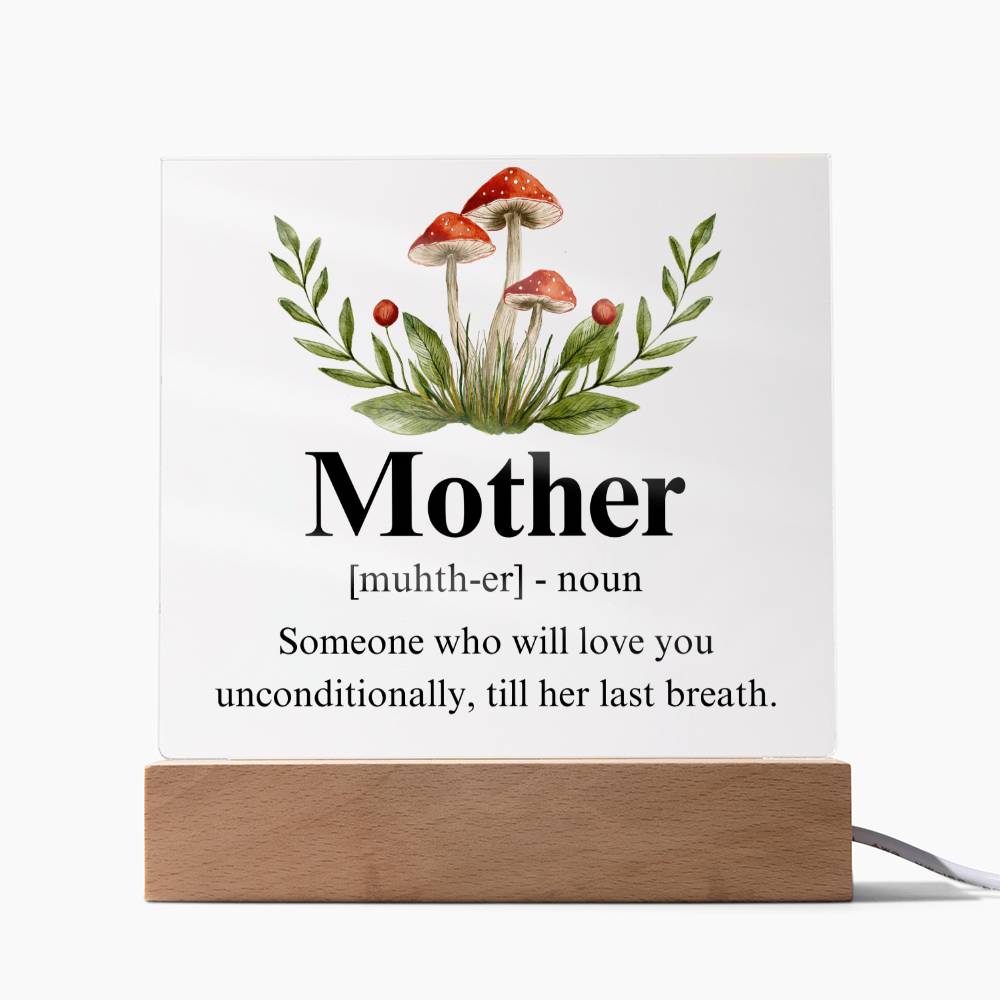 Mom Acrylic Plaque | Mom Definition | Mothers Day Gift