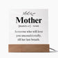 Mom Acrylic Plaque | Mom Definition | Mothers Day Gift