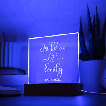 Custom Night Light, Wedding Gift - Etsy