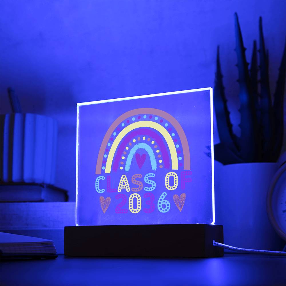 Class of 2036 |  Printed Acrylic LED Plaque