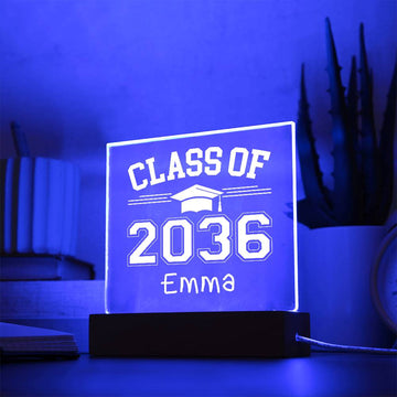 Class of 2036 - Printed Acrylic Plaque - Etsy Artwork Swapper