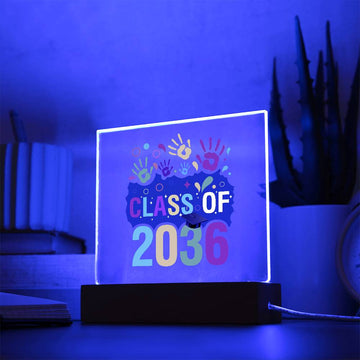 Class of 2036 |  Printed Acrylic LED Plaque