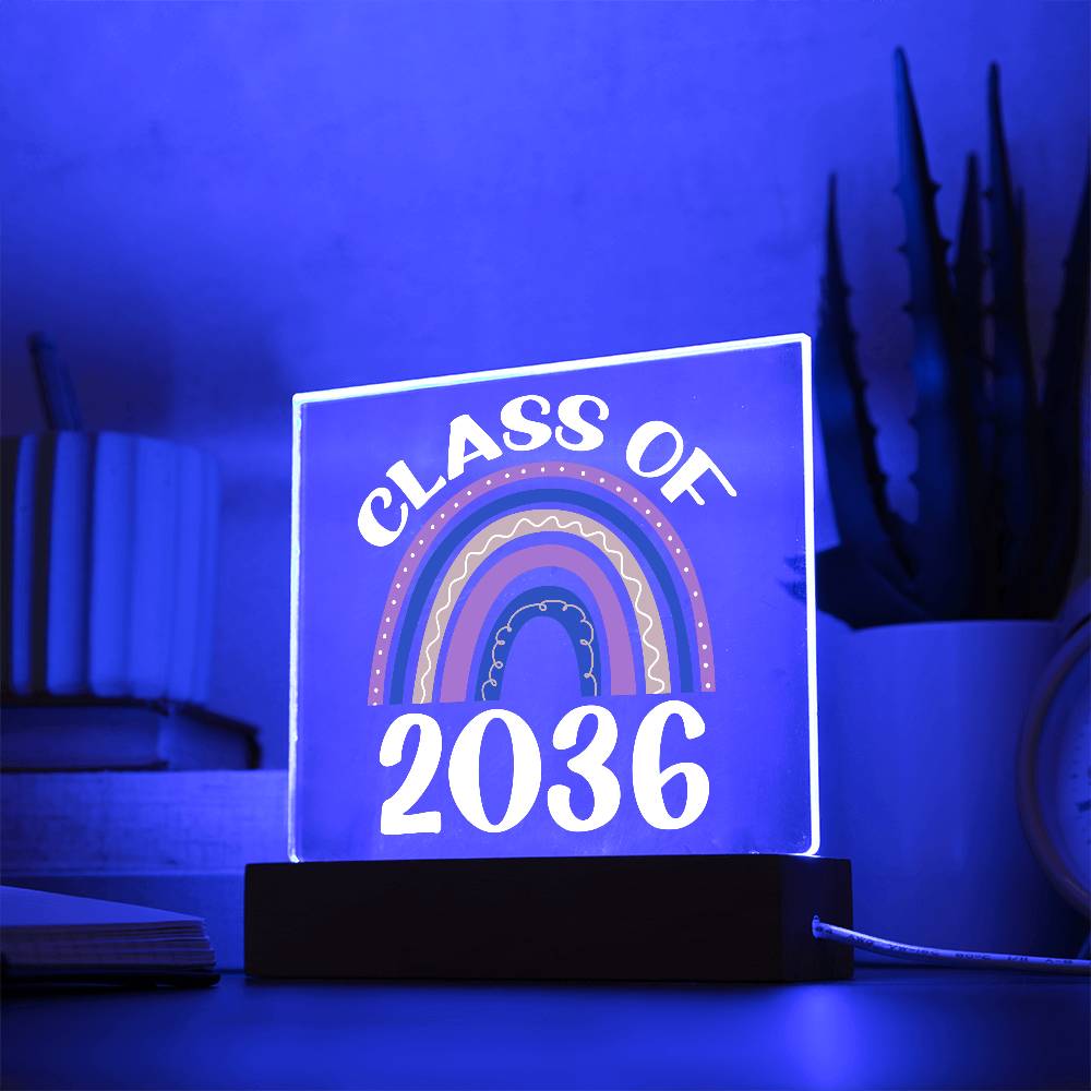 Class of 2036 - Printed Acrylic Plaque - Etsy Artwork Swapper