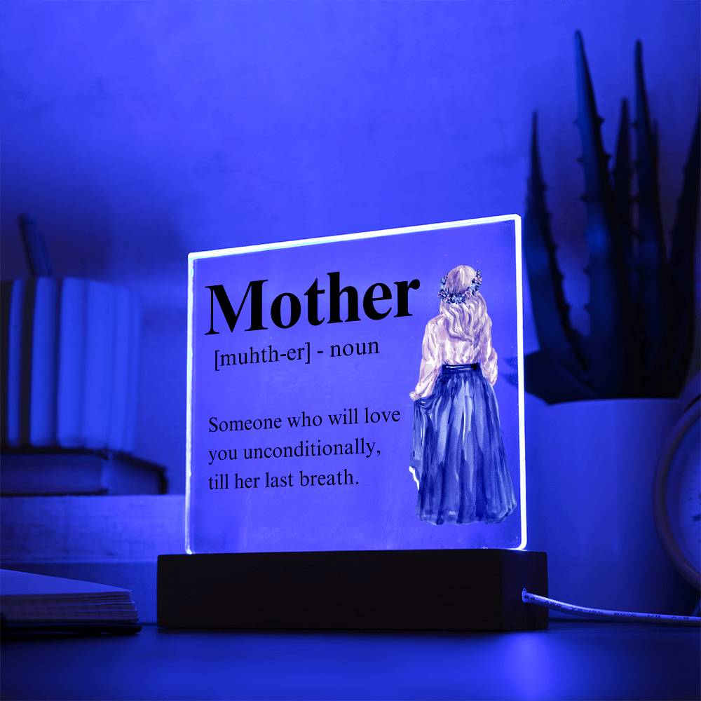 Mom Acrylic Plaque | Mom Definition | Mothers Day Gift