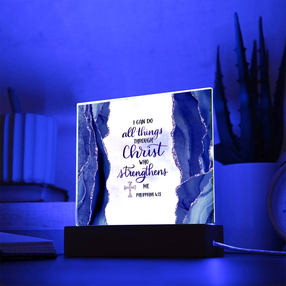 Printed Acrylic Sign | I can do all things