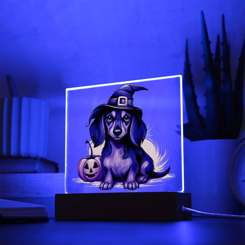 LED Night Light | Dachshund Halloween Decor Indoor | Dog Lover Gift