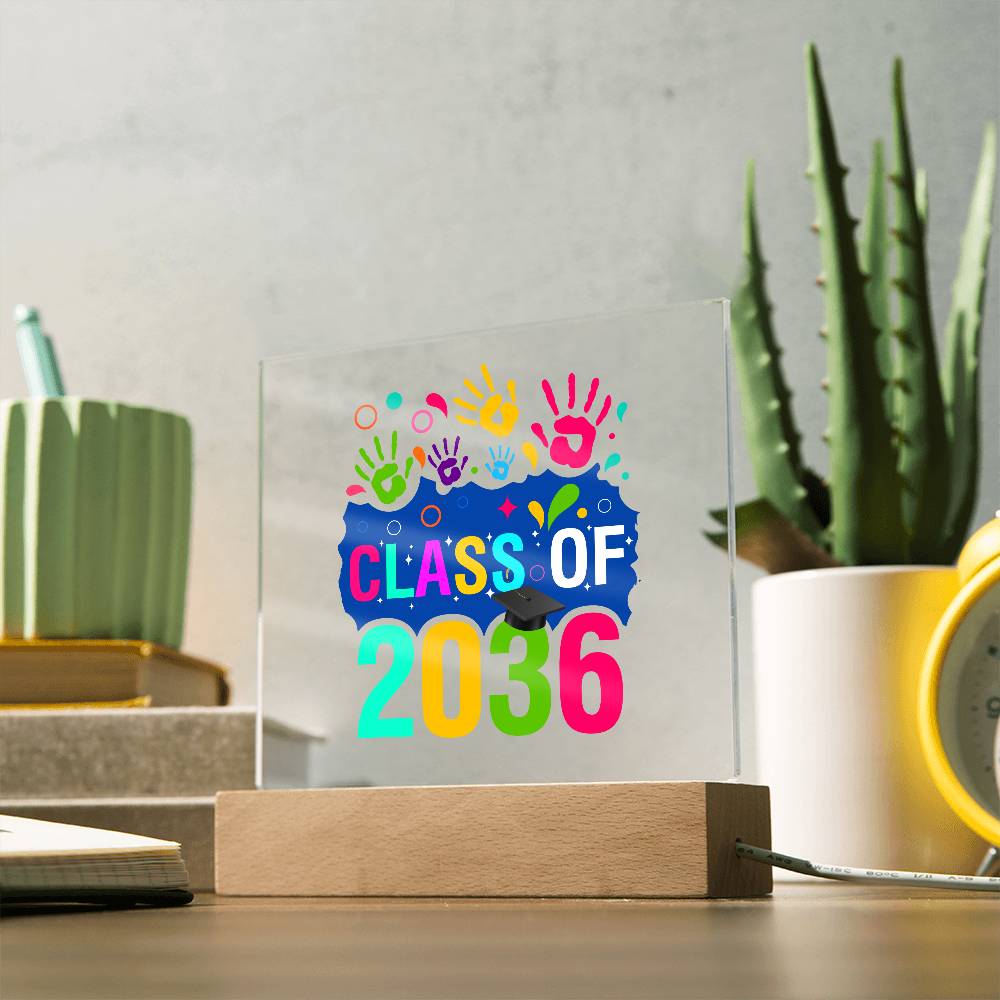 Class of 2036 |  Printed Acrylic LED Plaque