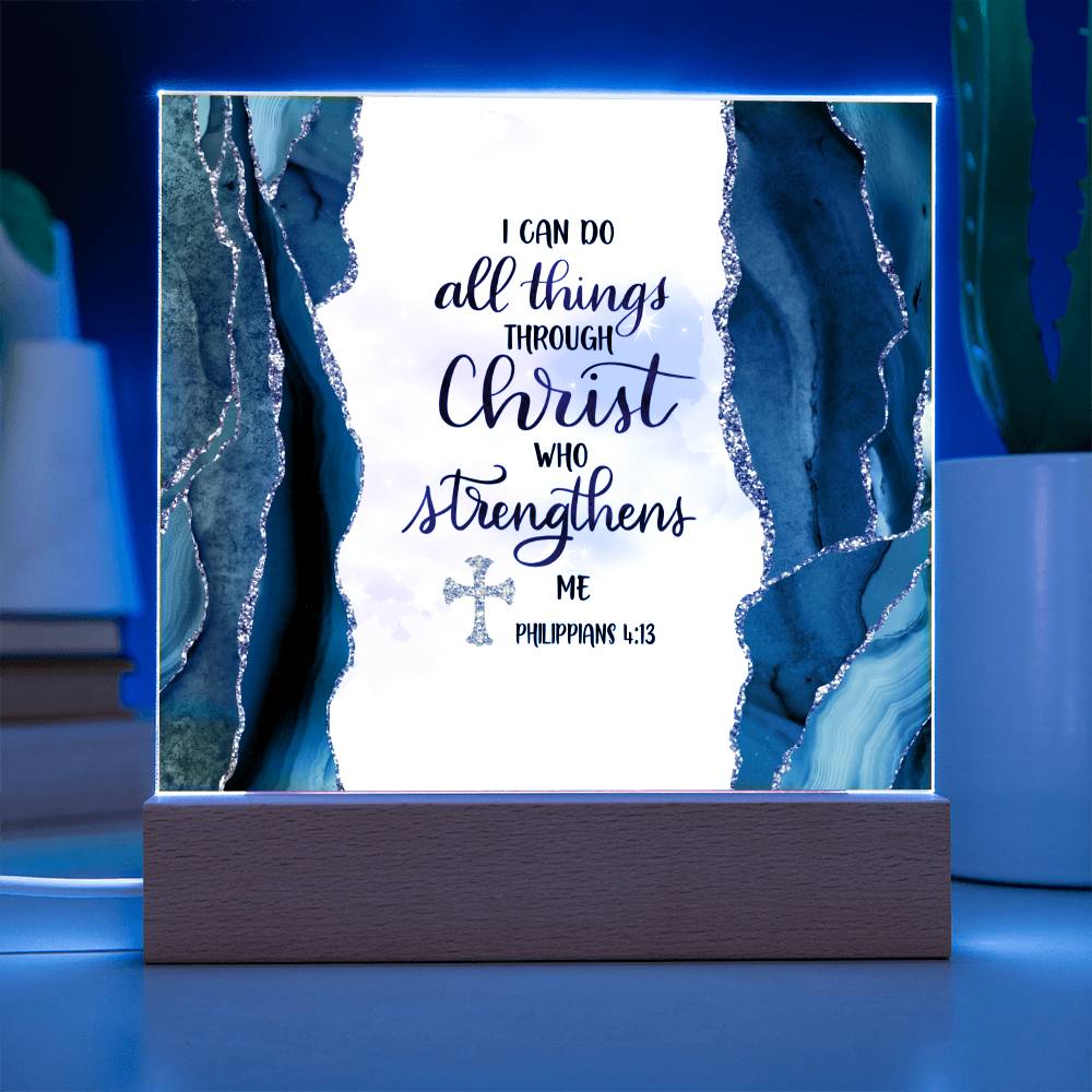 Printed Acrylic Sign | I can do all things
