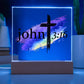 Printed Acrylic LED Night Light | John 3 16