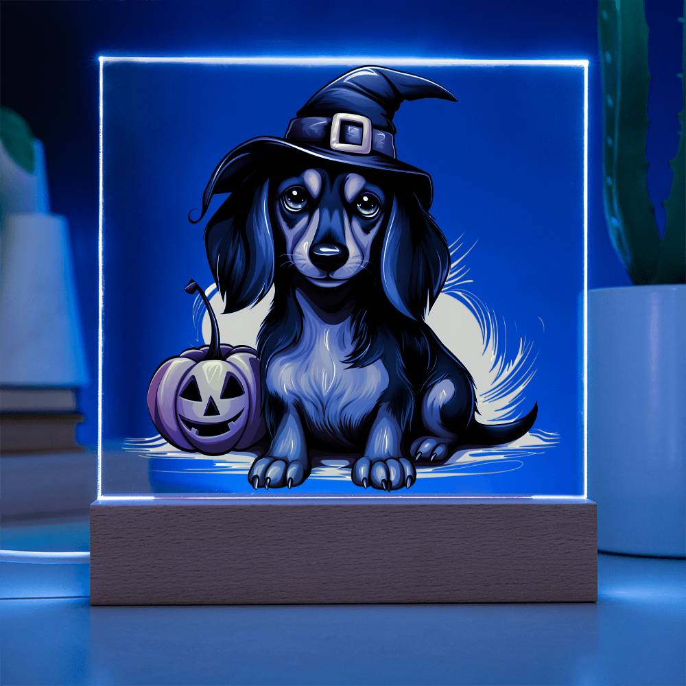 LED Night Light | Dachshund Halloween Decor Indoor | Dog Lover Gift