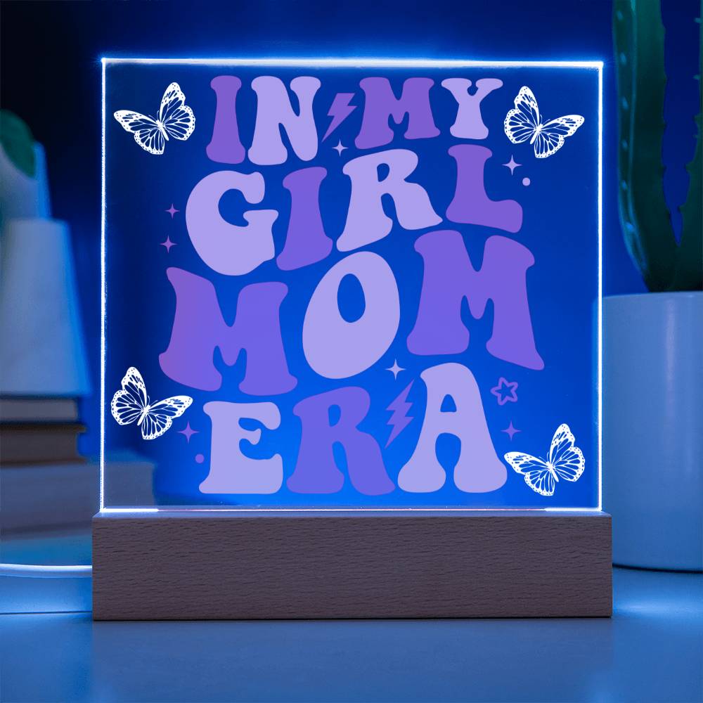 In My Girl Mom Era | LED Night Light | Glowing Butterflies
