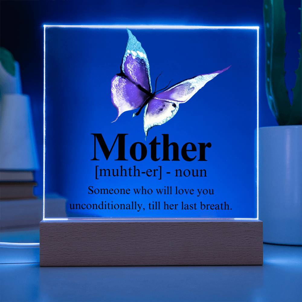 Mom Acrylic Plaque | Mom Definition | Mothers Day Gift