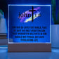 Printed Acrylic Plaque - John 3 16
