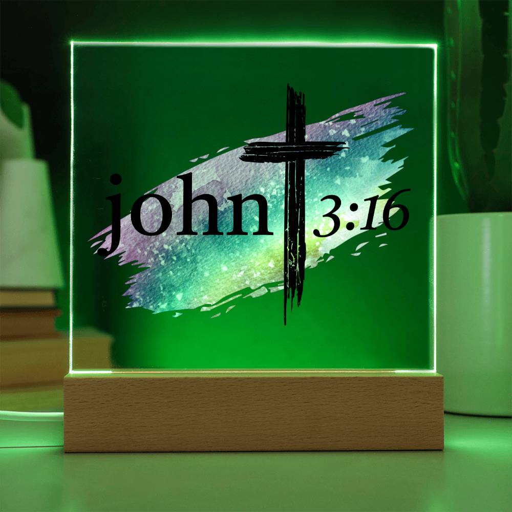 Printed Acrylic Plaque - I can do all things