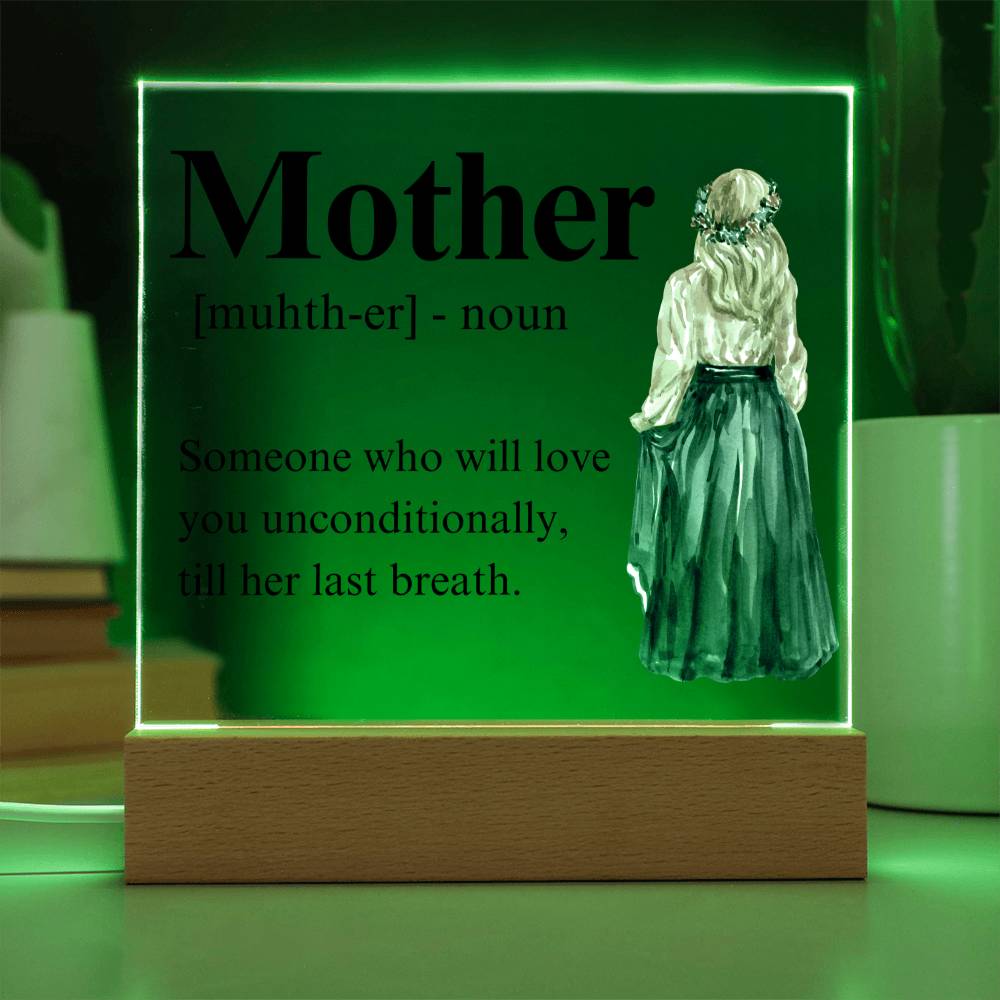 Mom Acrylic Plaque | Mom Definition | Mothers Day Gift