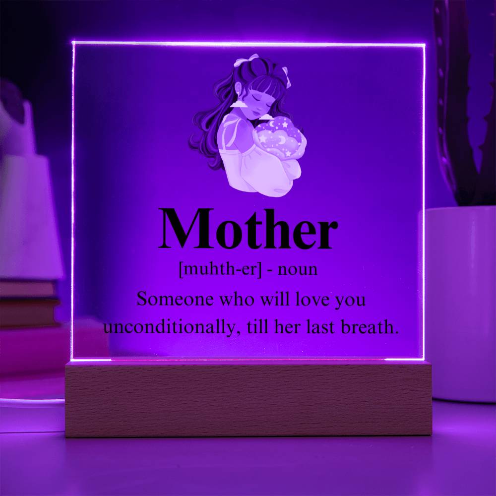 Mom Acrylic Plaque | Mom Definition | Mothers Day Gift