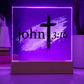 Printed Acrylic Plaque - John 3 16